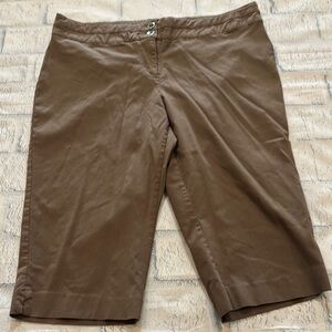 89th & Madison Brown Women's Bermuda Shorts
